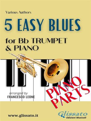 cover image of 5 Easy Blues--Bb Trumpet & Piano (Piano parts)
